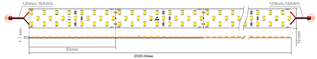 Promitto 2,5M LED strip